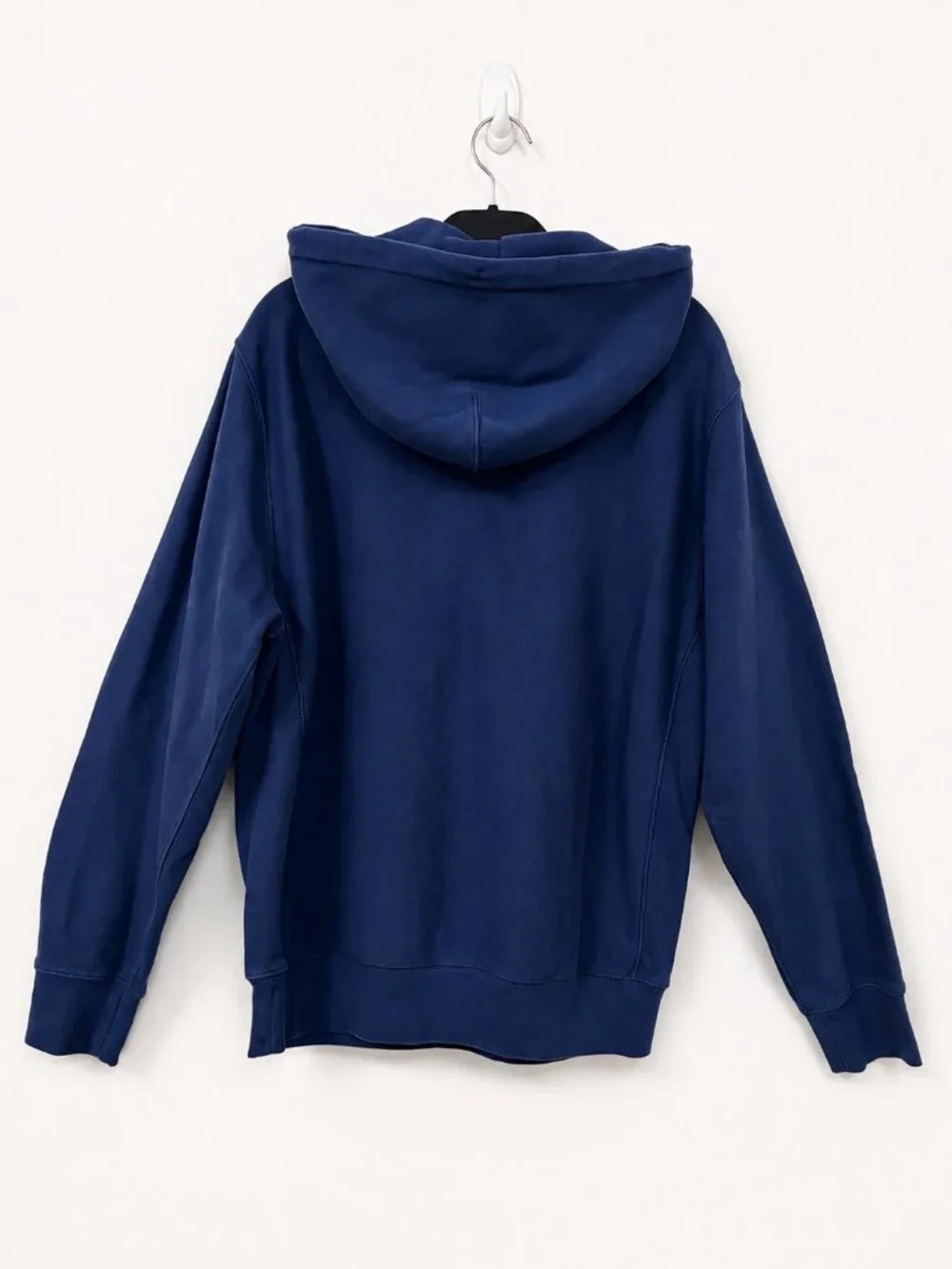 J. Crew Heavyweight NYC Beaver Hoodie In Porter Blue, Size L